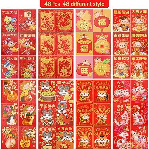 Pink Chinese New Year 2020 rat banknote design.