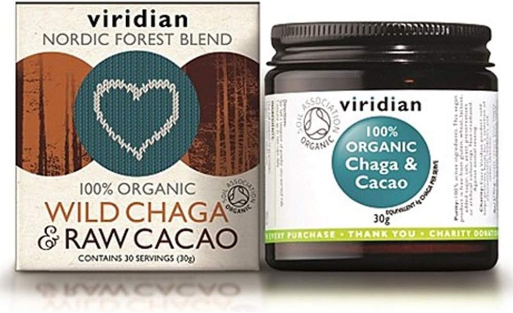 Viridian Wild Chaga & Raw Cacao