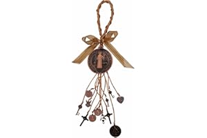 BONITTER Saint Benedict Medal/Virgin Mary/San JudasTadeo Blessing Charm San Benito Medalla Gift for Men or Women