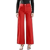 Queenwin Women's Wide Leg Sweatpant Jeans Y2k Baggy Loose Trouser Jeans High Waisted Stretch Denim Pants