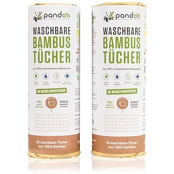 Rollo de Papel Ecológico para Limpieza de Cocina y Hogar | Toallas de Fibra de Bambú