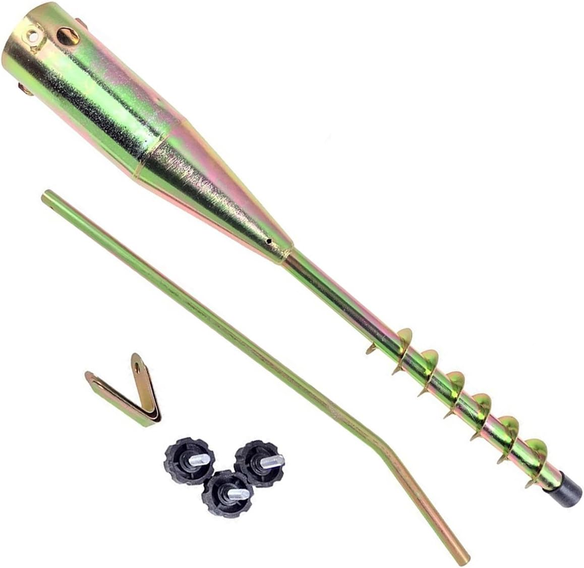 Screw in Steel Ground Spike Heavy Duty Rotary Washing Line Parasole