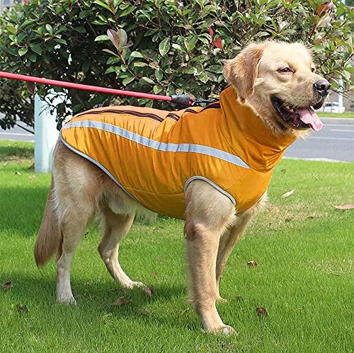Idepet Waterproof Dog Coat Winter Warm Jacket,Windproof Pet Clothes Dog Jacket Outfit for Small Medium Large Dogs with Harness Hole XL-6XL - Image 3