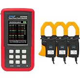 ETCR ETCR8430 3-Phase Power Recorder USB Power Quality Analyzer | 6-Channel Voltage &amp; Current Data Logger, 0.01V-600V, 1mA-400A
