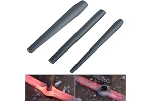 HIHITOMORROW Blacksmith Drift Set Blacksmithing Knifemakers Tomahawk Ax and Mouse Hammer Drift For Forging Tongs, Hammer, Axe (3 Pcs)