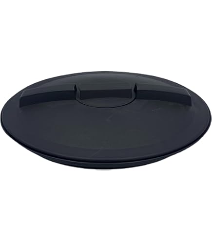 マロン　8 Ace Roto-Mold Threaded Vented Lid & Ring, 8