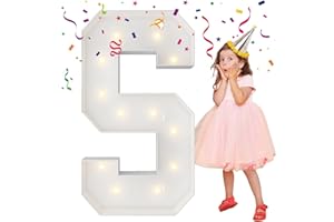 MERRY MOSAICS 4FT Marquee Light Up Letters, Large Marquee Letters, Mosaic Balloon Frame Letters Big Letter For Engagement Wedding Decorations Birthday Party Backdrop Decor, Balloon Arch Kit Letter S