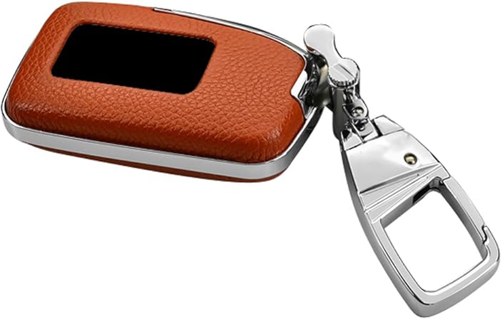 Amazon Takusi Lexus レクサス 適合 スマートキーケース スマートキーカバー インテリジェントキーケース キーカバー オレンジ キーケース キーホルダー 車 バイク