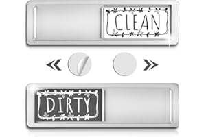 SPERRIC Dishwasher Magnet Clean Dirty Sign, Stylish Dirty Clean Dishwasher Magnet - Easy to Read Clean Dirty Magnet for Dishwasher, Strong Magnetic Dishwasher Clean Dirty Sign, Home Decor Kitchen Sign Magnets