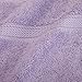 Superior Egyptian Cotton Pile 6 Piece Towel Set, Includes 2 Bath, 2 Hand, 2 Face Towels/Washcloths, Ultra Soft Luxury Towels, Thick Plush Essentials, Guest Bath, Spa, Hotel Bathroom, Purple