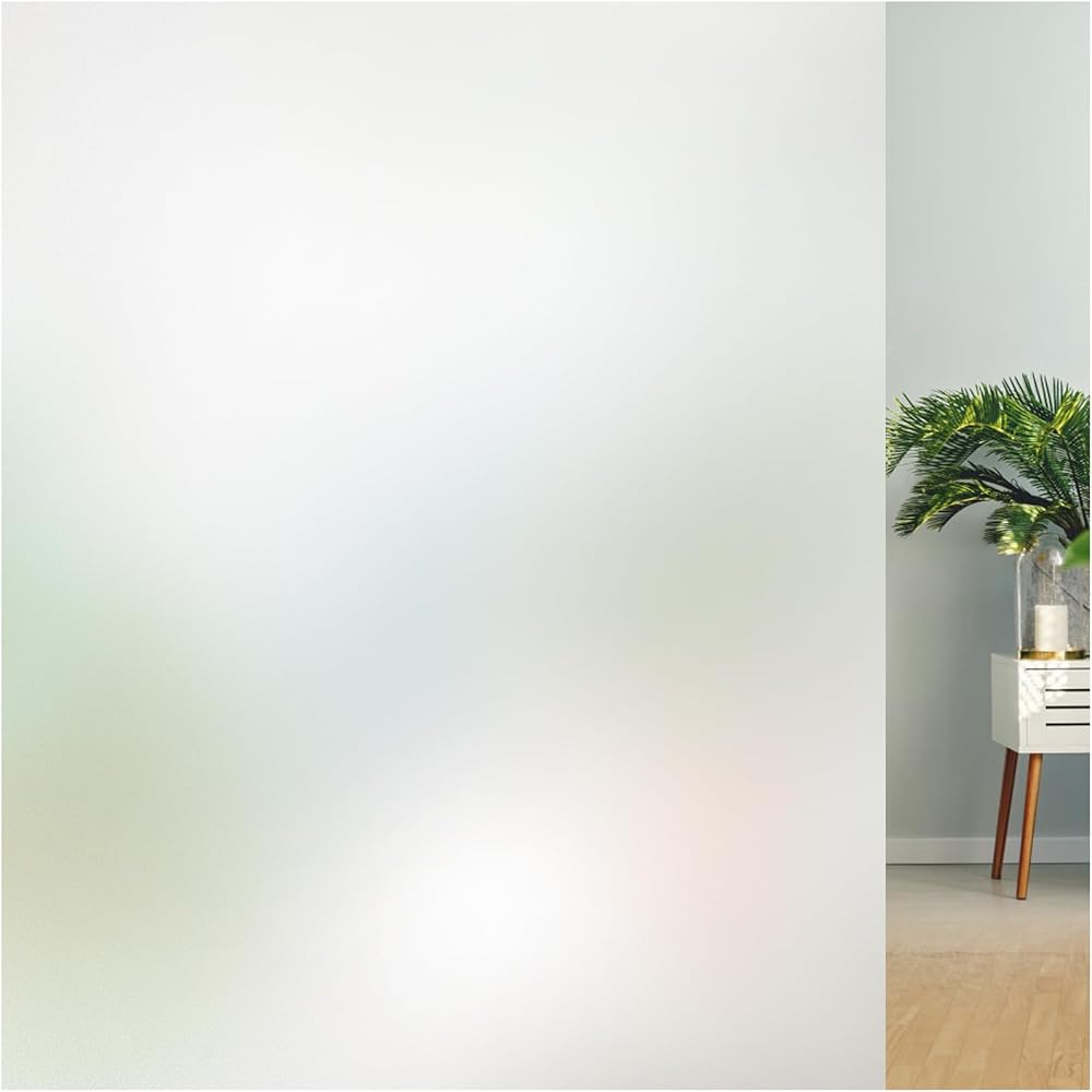 Lifetree Frosted Window Film Privacy Opaque 75x200 cm Non-Adhesive