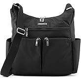 MHCNLL Anti Theft Crossbody Purse RFID Women Nylon Waterproof Lightweight Shoulder Bag