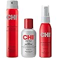 CHI Infra Ultimate Styling Kit, 2 Oz Silk Infusion, 2 Oz 44 Iron Guard, & 2.26 Oz Texture Hair Spray, Sulfate, Paraben, & Cruelty-Free (3 Products)