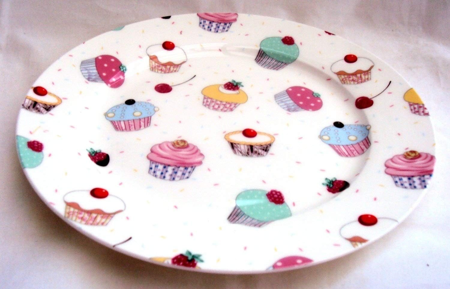 fromeuropewithlove, Heritage Fairy Cupcakes Plates 10.5" Set of Six