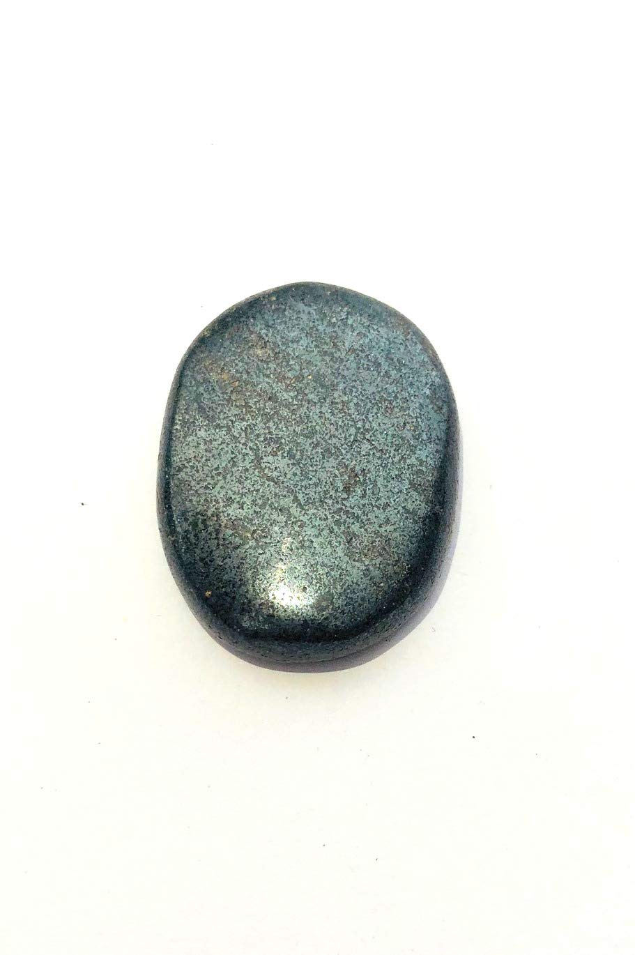 Hematite Thumb Stone Crystal Healing Reiki Feng Shui Gemstone Wellness Peace Meditation Worry Stone Gift Handcrafted