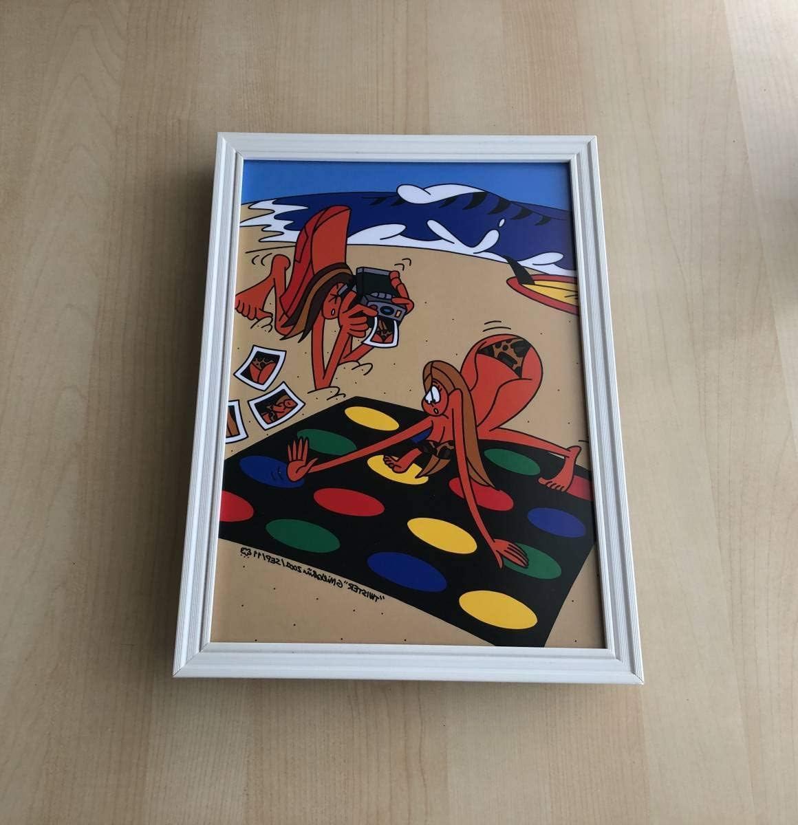 Kj 額装品 13 ミーイシイ サーフアート サーフィン サイズ額入り ポスター風デザイン 貴重イラスト ツイスター サーフガール ビキニ アニメ 萌えグッズ 通販 Amazon