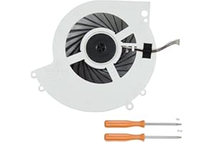 Rinbers® Internal CPU GPU Cooling Cooler Fan Replacement Part for Sony Playstation 4 PS4 CUH-1000A CUH-1001A CUH-10XXA CUH-1100A CUH-1115A CUH-11xxA Series Console 500GB KSB0912HE with Tool Kit