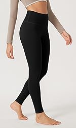 ODODOS Women's High Waist Workout Leggings 2-Pack