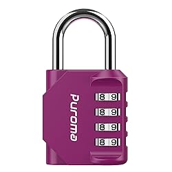 Puroma 1 Pack Combination Lock for Locker 4 Digit