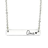 Grandma Bar Necklace Gift Grandma Christmas