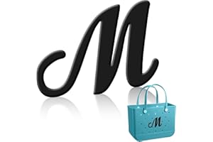 Alixumiss Decorative Lettering Charms for Bogg Bag, Alphabet Lettering Accessories, Decorative Bogg Bag Charms Insert Alphabet Lettering, Alphabet 3D Letters for Personalizing Handbag DIY