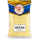TAJ Besan Flour 2-Pounds | Chick Pea | Gram Flour | Finely Grounded