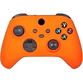 Xbox One Series X S Custom Soft Touch Controller - Soft Touch Feel, Added Grip, Neon Orange Color - Compatible with Xbox One,