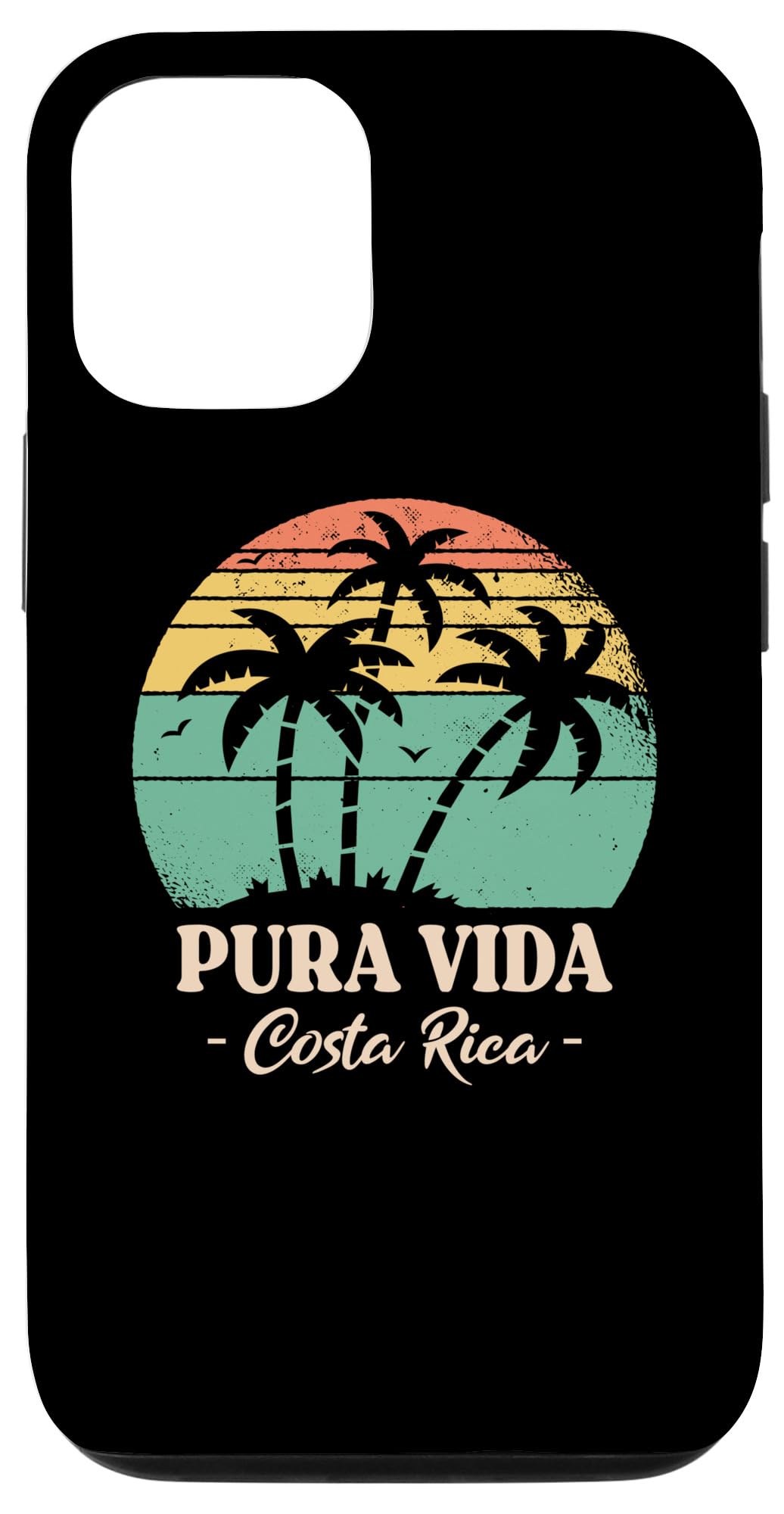 iPhone 12/12 Pro Pura Vida Costa Rica Palm Tree Sunset - American Trip Case