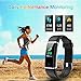 Letsfit Waterproof Fitness Tracker with Heart Rate Monitor, Color Screen Fitness Watch, Smart Bracelet with Sleep Monitor, Step Counter, Pedometer Watch for Kids Women and Men, 0.96