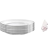 Duralex Lys Plates with a Polishing Cloth