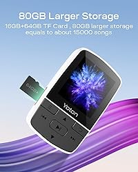 YOTON MP3 Player with Bluetooth 5.2, 64GB