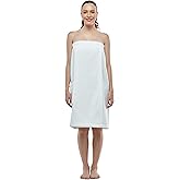 ESKYMODE Womens Terry Cotton Bath Robe Wrap, Women's Spa Shower Towel Bathrobe