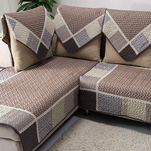 image for OstepDecor Multi-Size Pet Dog Couch All Seasons Quilted Cotton Furnitu