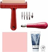 Speedball Block Printing Starter Kit - Premium Cutters & Comfort Grip view 3