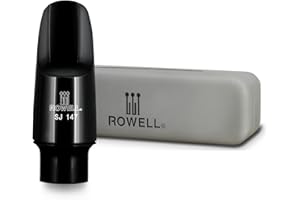ROWELL Jazz Soprano Saxophone Mouthpiece Professional Sax Mouthpiece Warm Bright Tone for Students & Pros,Ideal for Modern Jazz, Pop, Funk Music