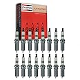 16 pc Champion Platinum Spark Plugs compatible with Ford F-250 Super Duty 6.2L V8 2011-2020