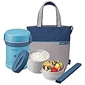 Zojirushi SL-MEE07 Aqua Blue Ms. Bento Stainless Lunch Jar