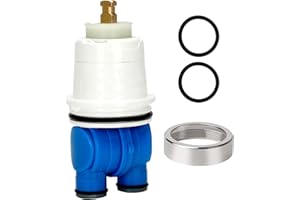 WAIROOL RP19804 Shower Cartridge Compatible with Delta Faucet 1300/1400 Series Tub and Shower Valves, RP19804 Cartridge Replacement Kit Include RP22734 Bonnet Nut, Fits Select Monitor Valves 1993-2007