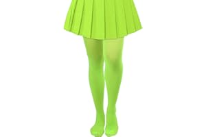 Lastclream High Waisted Tights for Women Cosplay Costume Stockings 80 Denier Semi Opaque Pantyhose Full Footed