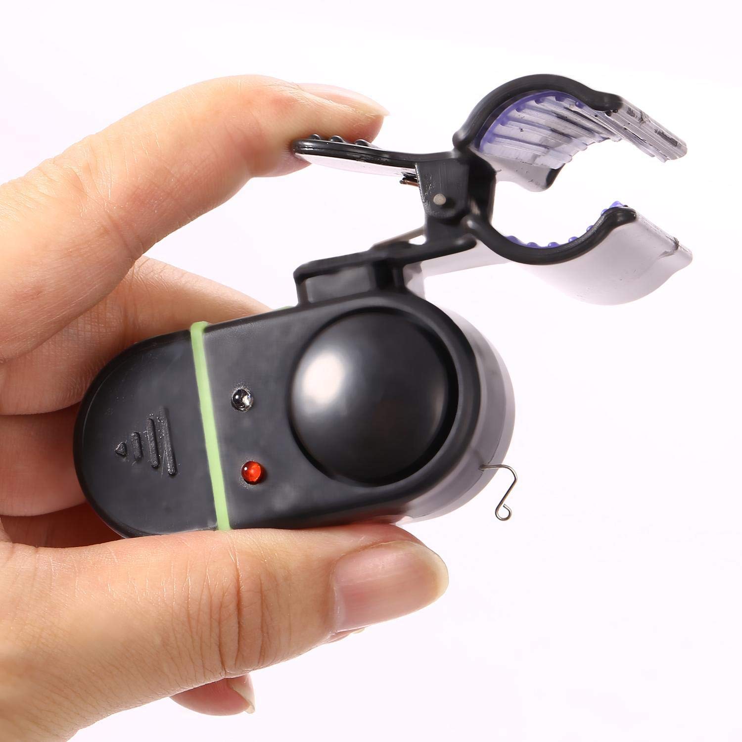 cerjuge LED-Licht Elektronische Drahtlose Fischerei Bissanzeiger Alarm Set Strike Sound Bell Clip-On Fischrute