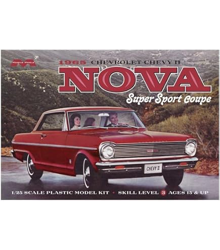 Amazon.com: Moebius 2320 1964 Nova Super Sport Coupe Model Car Kit