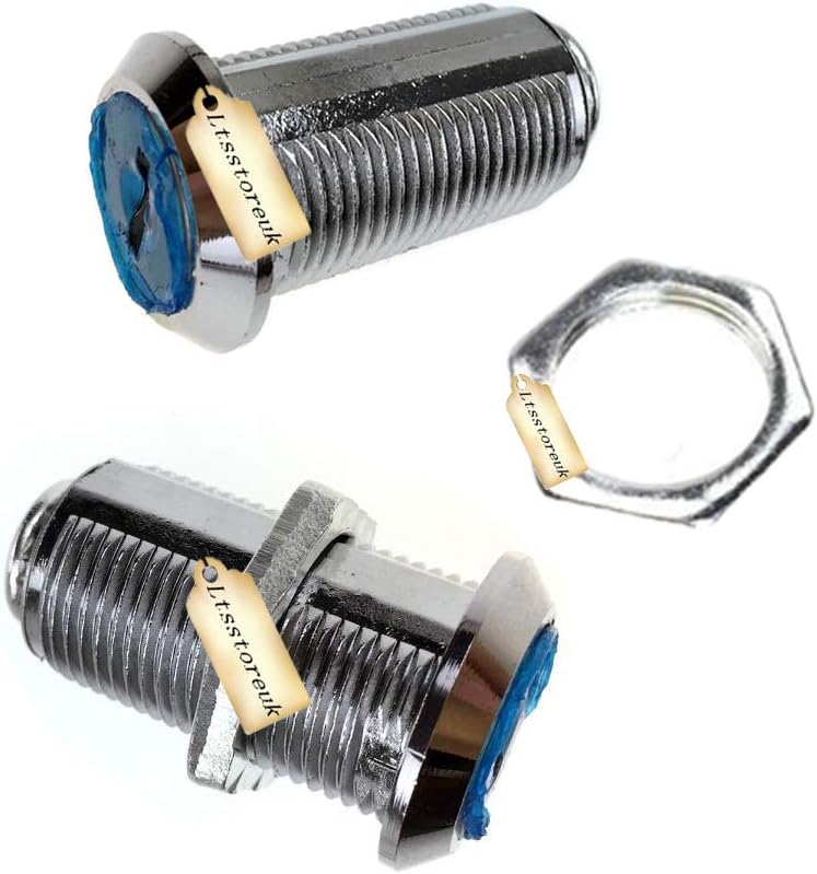Ltsstoreuk 5Pack Security Mailbox Lock Cabinet Drawer Cupboard Cam Lock 30Mm with 10 Keys, Each Lock with Same Key - Image 4