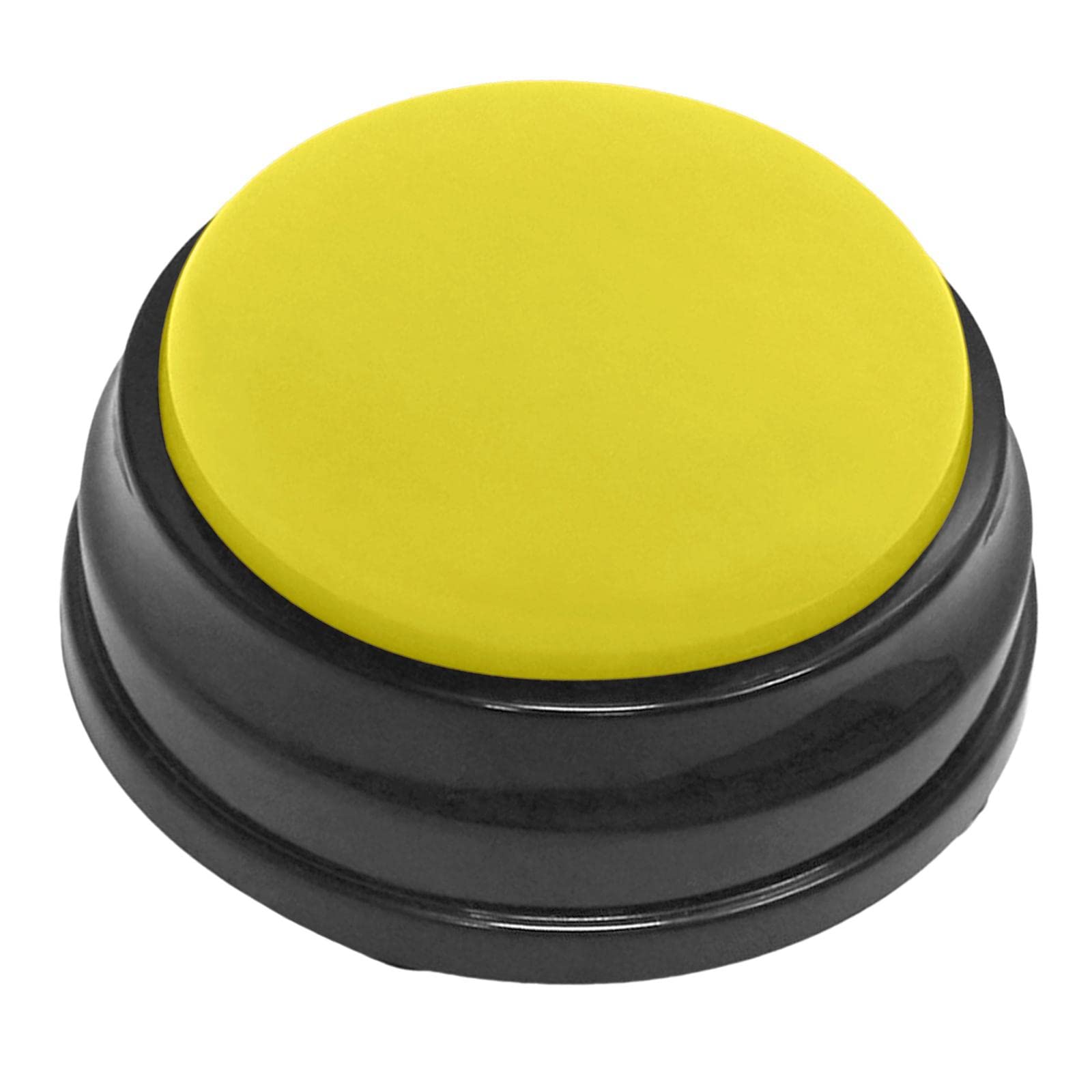 F Fityle Recordable Sound Button Communication Interactive Toy Recorder Playback Talking Puppy Kitten Recording Voice Button for Kids Learning, Yellow