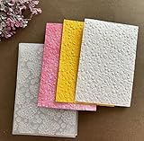 HIENAJ Flower Background Embossing Folders for Card