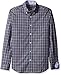 Nautica Men's Long Classic Fit Wrinkle Resistant Ensign Plaid Shirt