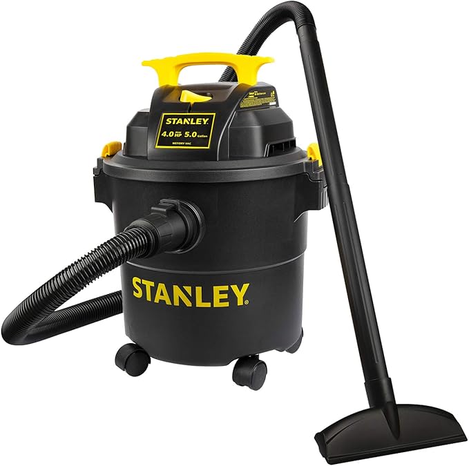 Stanley Wet/Dry Vacuum, 5 Gallon, 4 Horsepower Amazon.ca Tools & Home