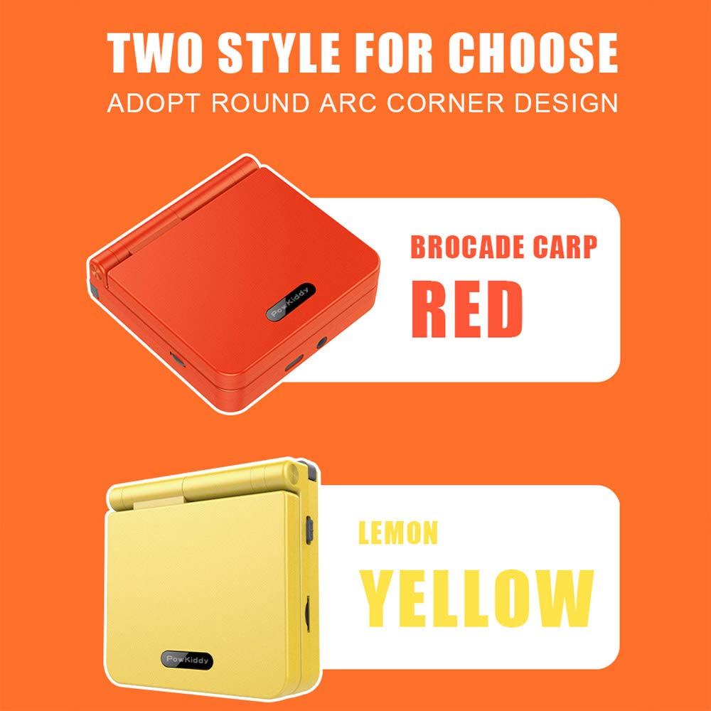 GoolRC Retro Handheld Game Console, with 16G Built-in 2000 Classic Games, Portable Hand Held Open Source Linux System 3.0-in HD IPS Screen Handheld Game Console (Yellow 16GB)