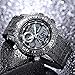 Big Face Sports Watches for Men, Blcot Waterproof Multifunction Wrist Digital Watch in Black Silicone Strap