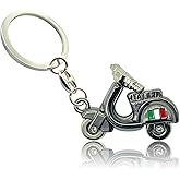 HAILIWEI Vespa Accessories for Vespa Scooters, Fun Italian Vespa Keychain for Vespa Scooter Keys