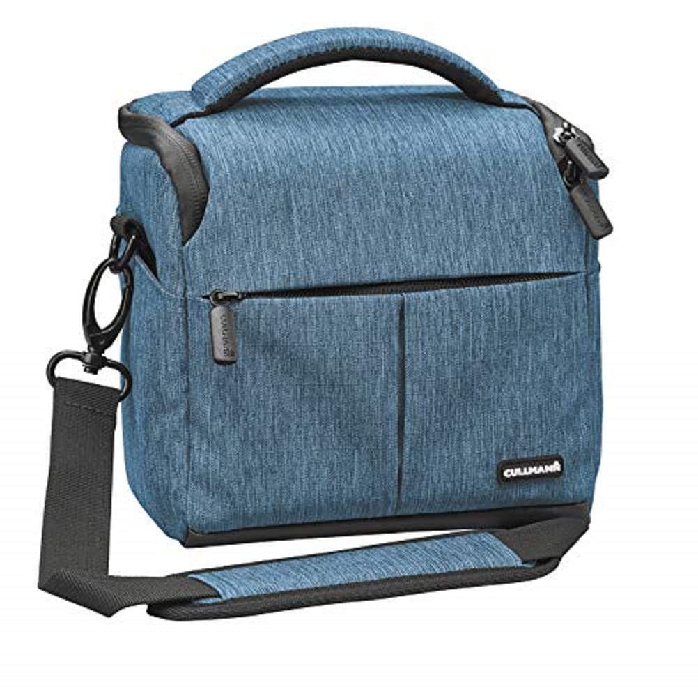 CULLMANN - 90303 - MALAGA Vario 400 Camera bag for CSC or DSLR equipment and camcorder, blue - internal dimensions: 150x135x95mm - water-repellent thanks to 450D rip-stop polyester PU coating